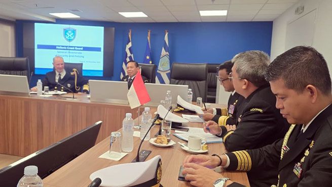 Bakamla RI dan Hellenic Coast Guard Bilateral Meeting 2025