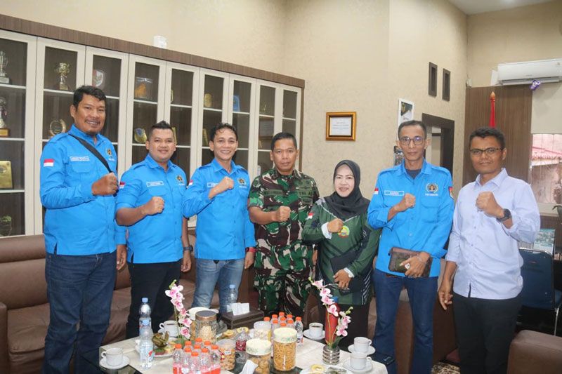PWI Pekanbaru Audiensi dan Silaturahmi Bersama Dandim 0301