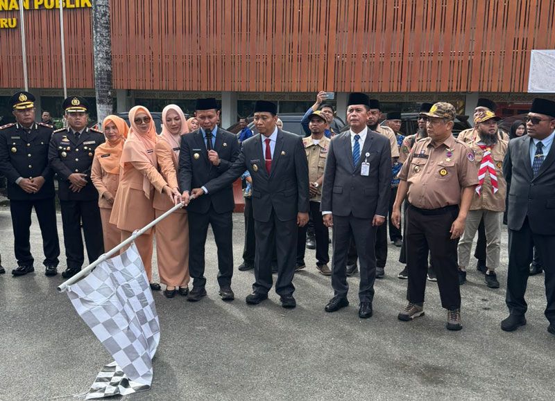 Pemko Pekanbaru dan Pramuka Kirim Logistik untuk Korban Bencana Sumatera