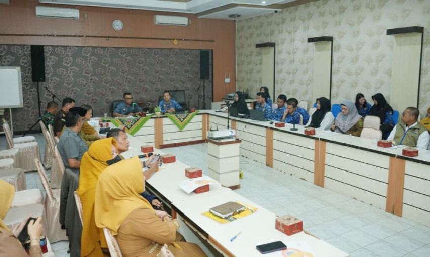 Antisipasi Lonjakan Harga Saat Nataru, Pemkab Inhil Rapat TPID Bersama BPS