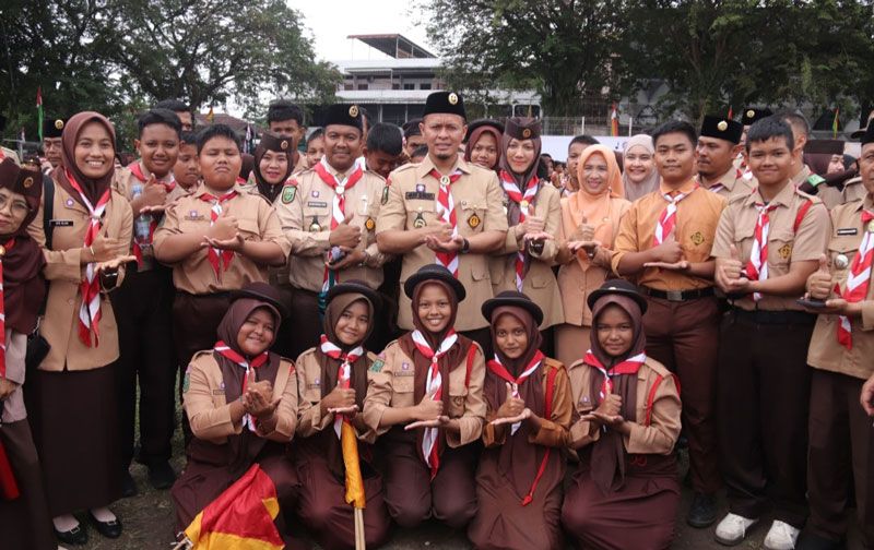 Kwarcab Pramuka Pekanbaru 2025-2030 Resmi Dilantik