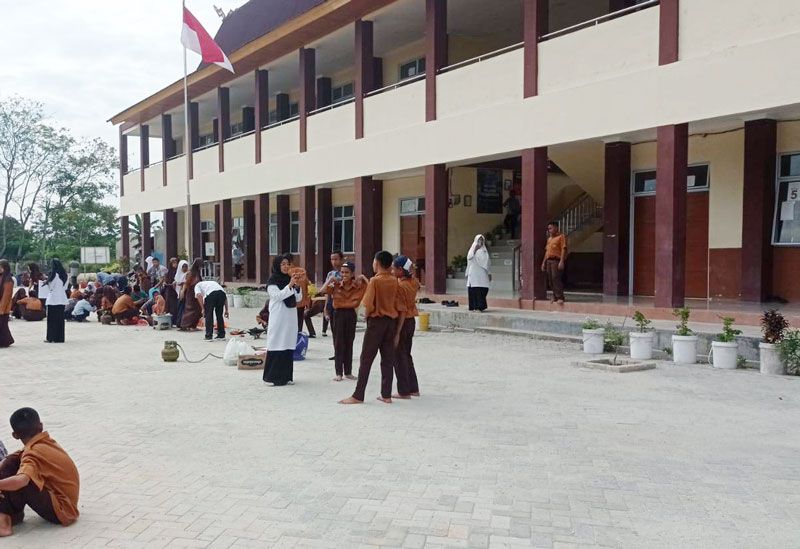 Pemko Pekanbaru Tambah 4 RKB di SMPN 46