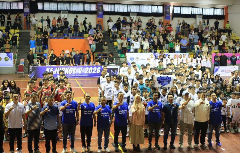 Wako Agung Nugroho Buka Kejurkot V Basket Antar Klub se-Pekanbaru