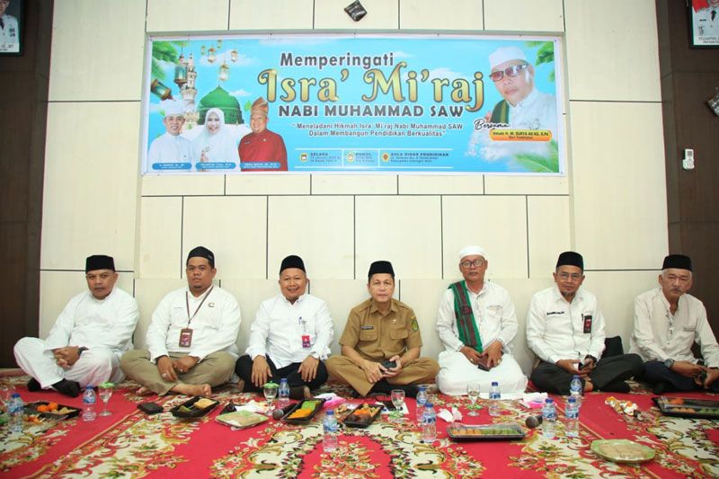 Peringatan Isra Miraj di Lingkungan Disdik Inhil, "Meneladani Hikmah Isra Mi&rsquo;raj Dalam Membangun Pendidikan Berkualitas"