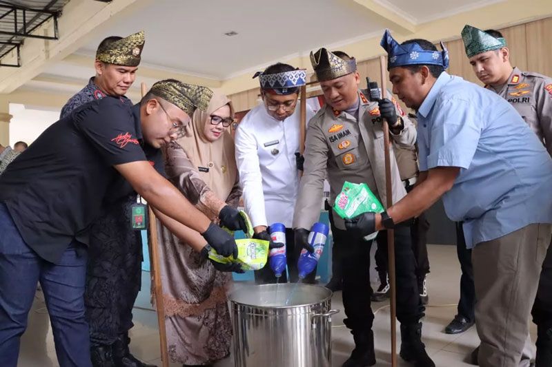 Polres Rohil Musnahkan BB 3,9 Kg Sabu, Ribuan Ekstasi dan Pil Happy Five
