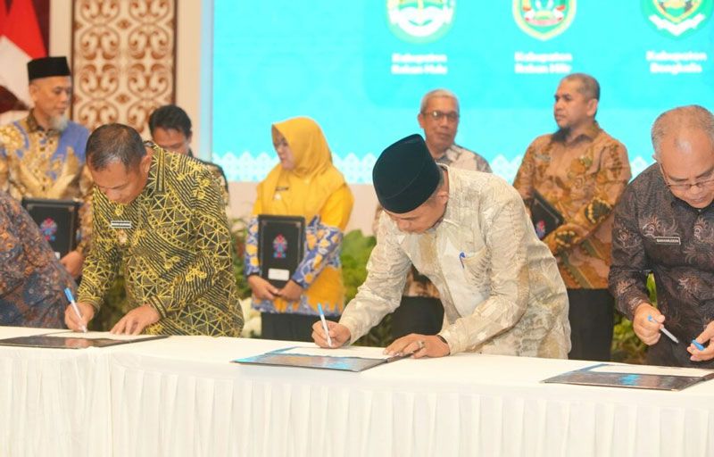 Bupati Inhil Teken Komitmen Bersama Manajemen Talenta ASN Provinsi Riau dan Kepri