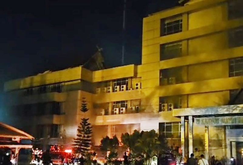 Kantor Kesra Pemkab Inhil Terbakar Malam Tadi, Kerugian Ditaksir Rp100 Juta
