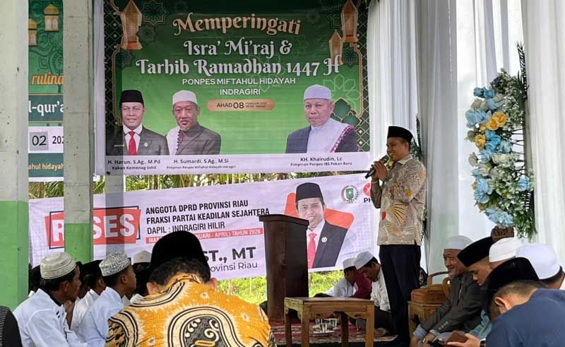 Silaturahmi dengan Warga Sei Beringin Tembilahan, Samsuri Daris Serap Aspirasi