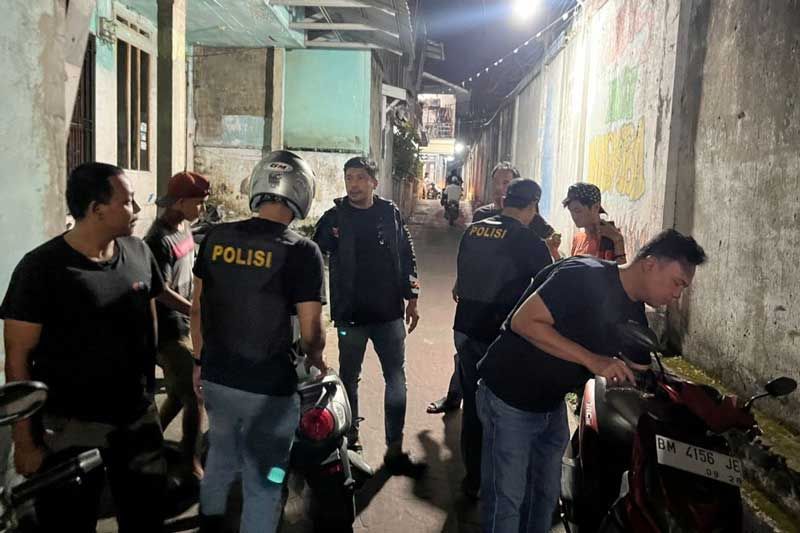 Polresta Pekanbaru Obok-obok Kampung Dalam, 4 Orang Positif Narkoba