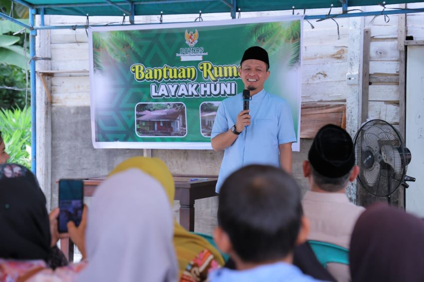 Wako Agung Nugroho Salurkan Bantuan Dua Unit RLH ke Warga Tenayan Raya