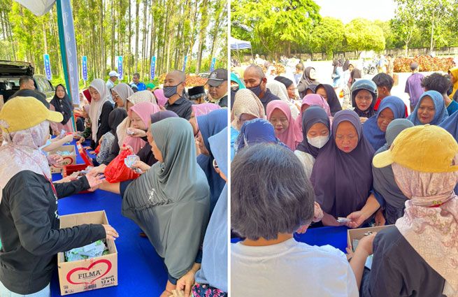 PT IKPP Perawang Gelar Bazar Minyak Goreng Murah, Ribuan Warga Antusias Sambut Baik dengan Senyuman