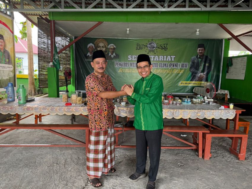 Silaturahmi dengan Ketua NU dan Muhammadiyah Riau, Hendry Munief: Kolaborasi Bangun Ekonomi Ummat