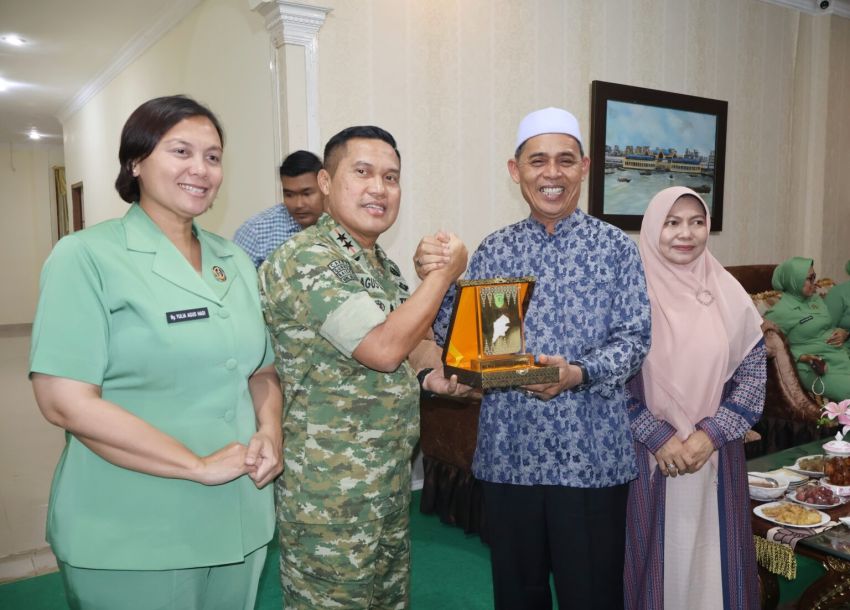 Bupati Herman Sambut Kunjungan Pangdam XIX/Tuanku Tambusai dan Danrem 031/Wira Bima ke Inhil