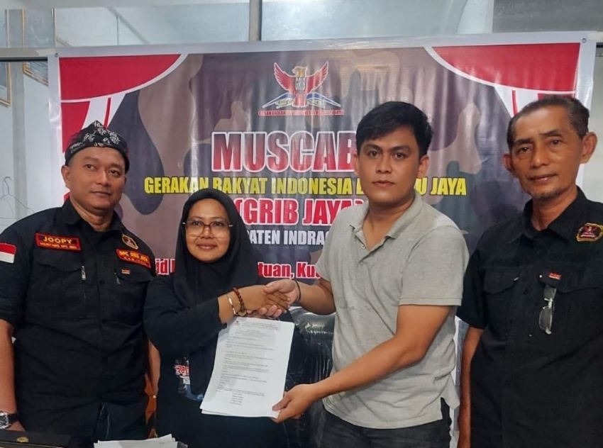 Muscab Perdana, Rosmely Terpilih sebagai Ketua Srikandi DPC GRIB Jaya Inhil