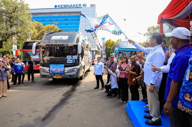 Jelang Lebaran, Kemnaker Koordinasikan Mudik Gratis bagi 12.690 Pekerja dan Ojol