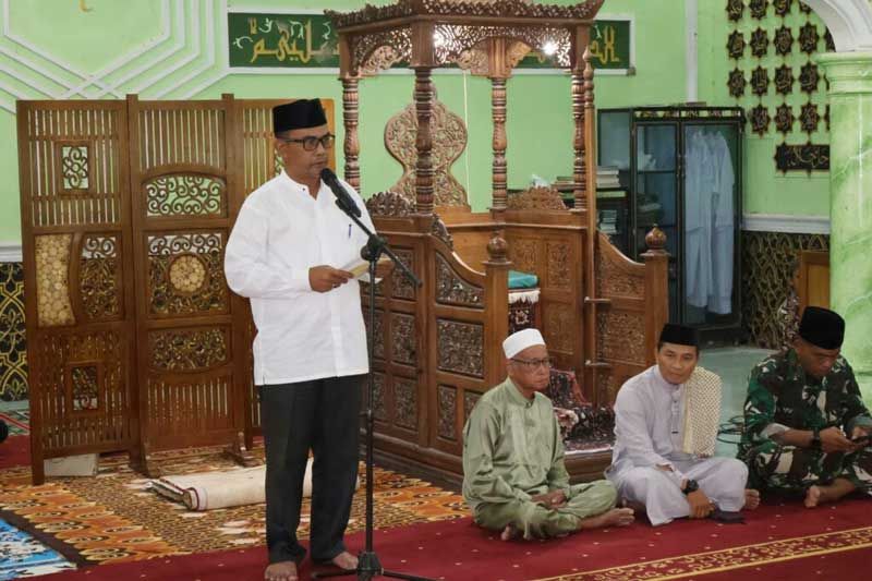 Pemkab Inhil Safari Ramadan di Gaung, Bupati Ajak Masyarakat Dukung Program Pemkab