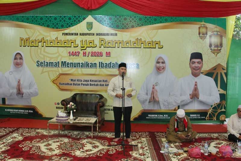Buka Puasa Bersama di Kedaton Tua, Pemkab Inhil Ajak Masyarakat Jaga Kerukunan