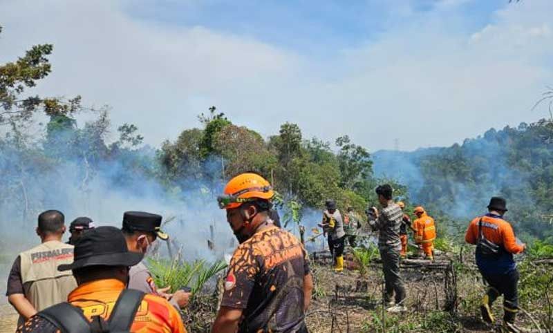 Ratusan Hektare Lahan Terbakar, Kabut Asap Mulai Selimuti Dumai