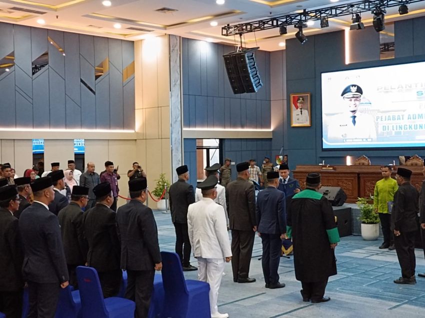 Wako Agung Nugroho Lantik 29 Pejabat Eselon II, III dan IV