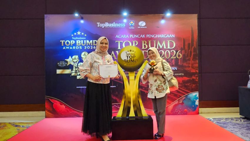 PT BPR Gemilang Raih Penghargaan TOP BUMD Awards 2026