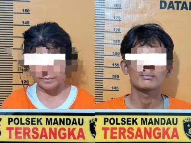 Bobol Kotak Amal, Pasutri di Bengkalis Ditangkap Warga