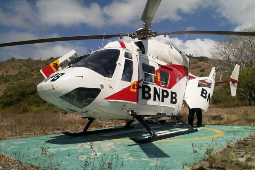 Heli BNPB Mendarat di Riau Hari Ini, Tambah Kekuatan Penanggulangan Karhutla