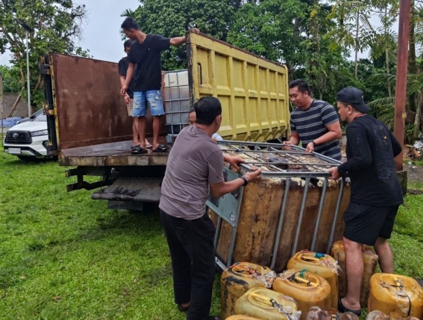 Salurkan Solar Subsidi untuk PETI di Kuansing, L300 dan Supir Diamankan