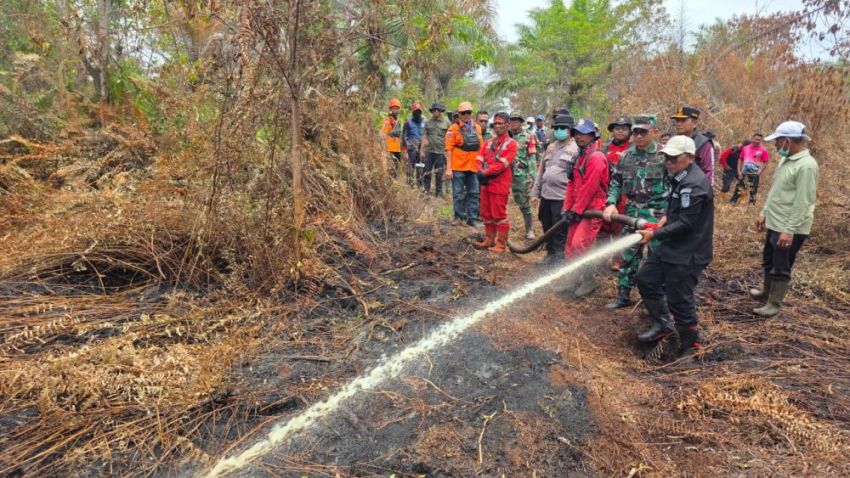 Karhutla Pelalawan Terkendali