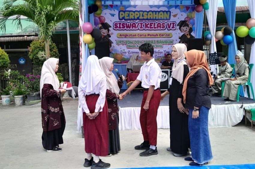 Paguyuban UPT SDN 024 Tarai Bangun Gelar Pelepasan Siswa Kelas VI