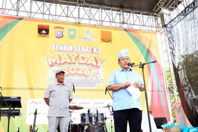 Plt Gubri Targetkan 85 Persen Pekerja Riau Terlindungi Jaminan Sosial Ketenagakerjaan