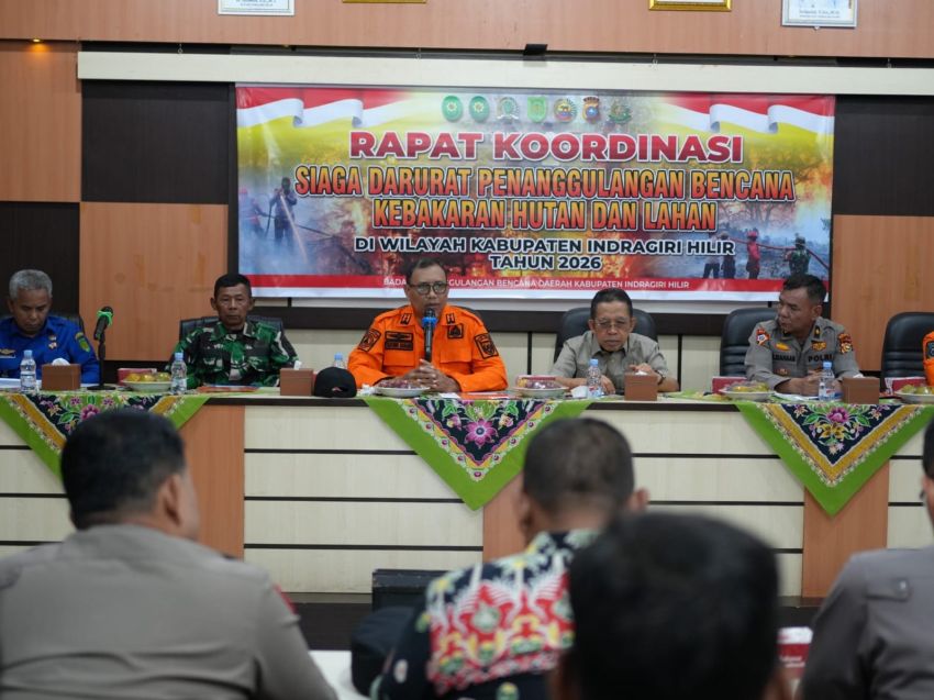 Pemkab Inhil Gelar Rakor Siaga Darurat Karhutla 2026
