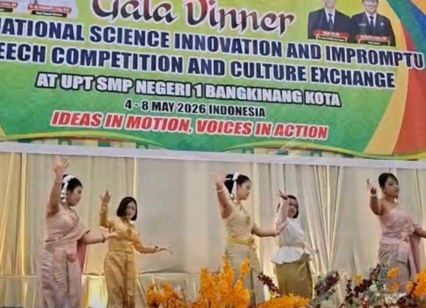 Impromptu Speech Competition 2026, UPT SMP Negeri 1 Bangkinang Kota Gelar Gala dinner bersama Delegasi Malaysia dan Thailand