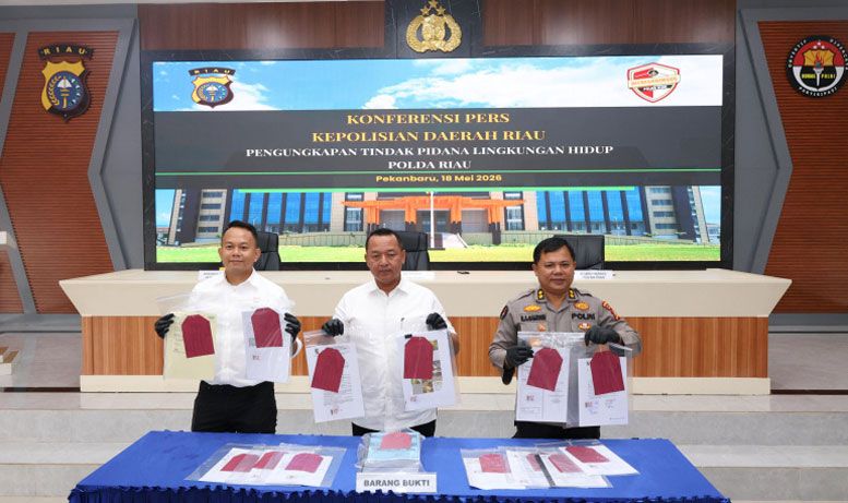 Polda Riau Bongkar Dugaan Kejahatan Lingkungan yang Dilakukan Korporasi Sawit
