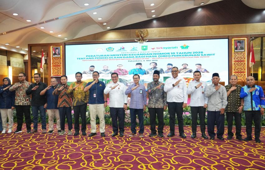 Dorong Optimalisasi DBH Sawit untuk Akselerasi Ekonomi Daerah, Sekda Inhil Hadiri Sosialisasi dan Diskusi Publik