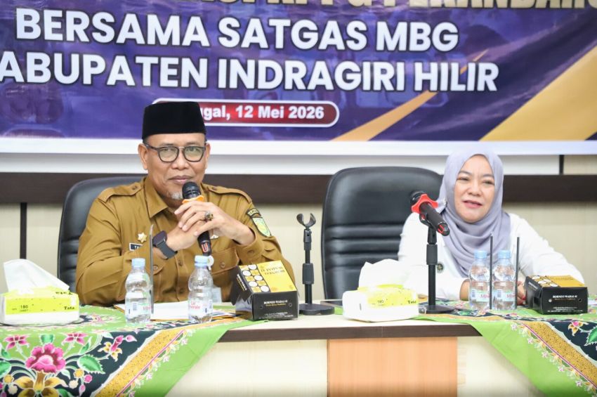 Sekda Inhil Hadiri Rakor KPPG dan Satgas MBG