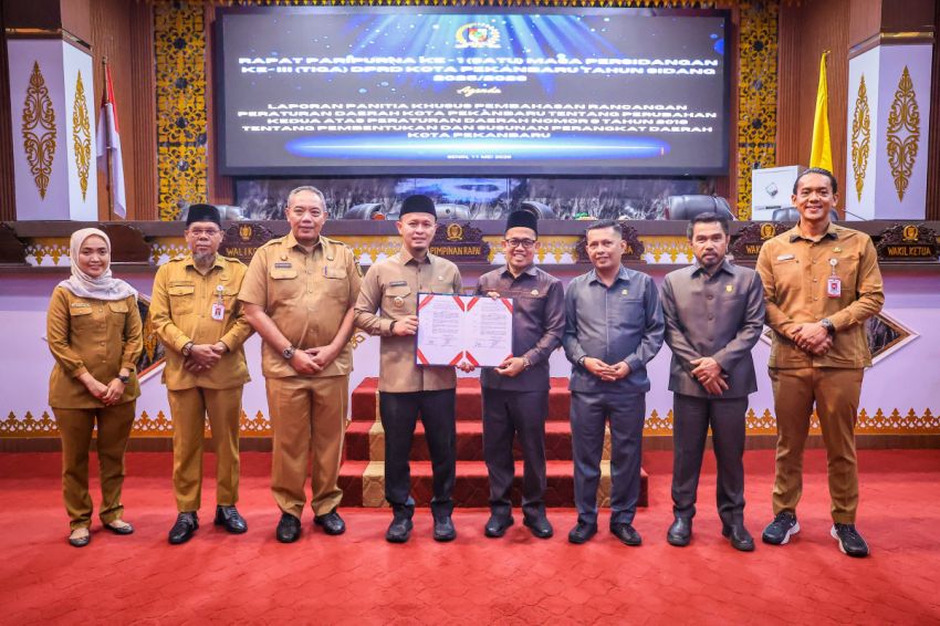 Pemko dan DPRD Pekanbaru Setujui Ranperda PSPD Menjadi Perda
