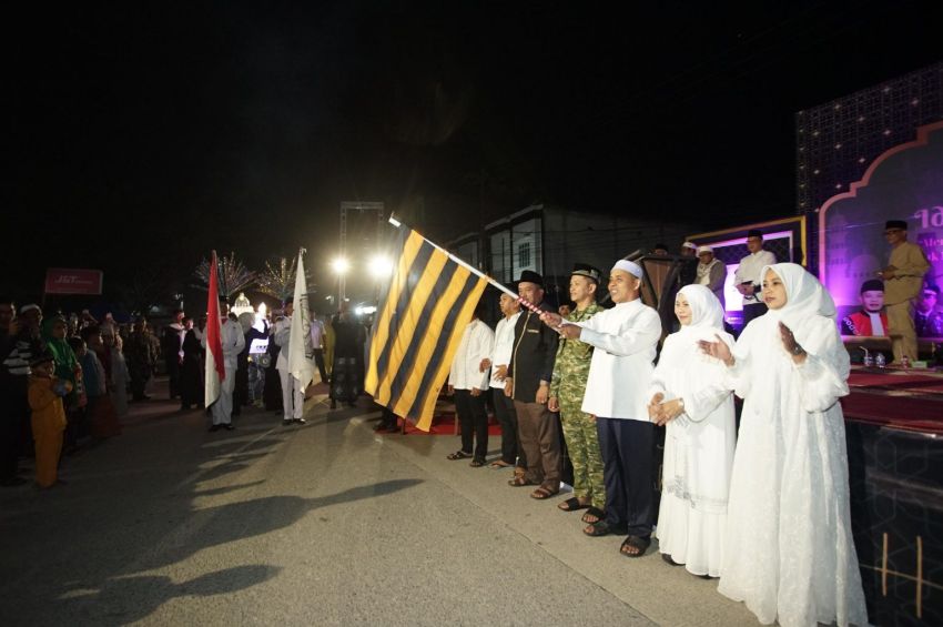 Takbir Menggema , Bupati Herman Ajak Masyarakat Keritang Perkuat Kebersamaan dan Syiar Islam