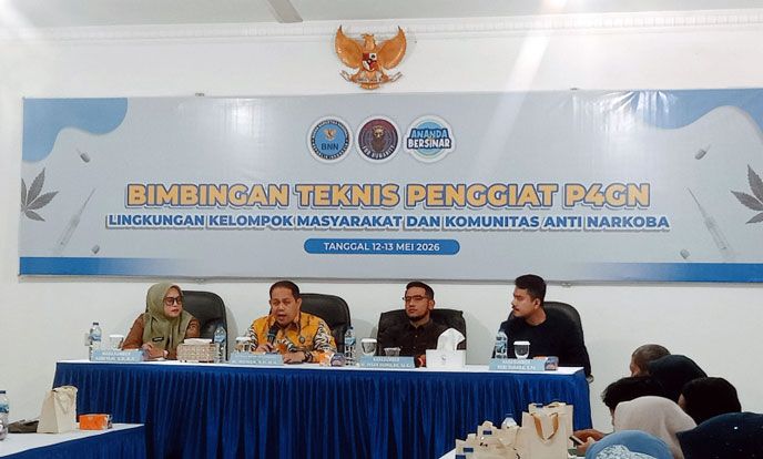 Ratusan Peserta Penggiat P4GN Ikuti Bimtek Bersama Kepala BNNK Pekanbaru