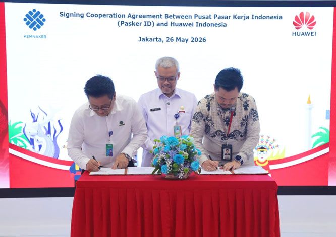 Kemnaker dan Huawei Indonesia Perkuat Kemitraan Pengembangan SDM dan Program Magang