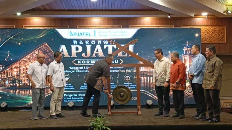 APJATEL Riau Gelar Rakorwil, Kolaborasi Bersama Pemko Pekanbaru Tata Jaringan &lrm;