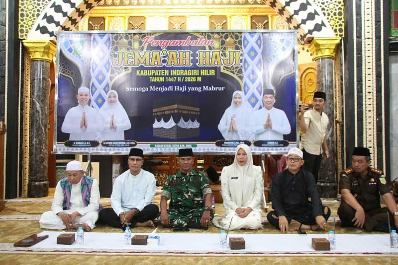 Wabup Yuliantini Sambut Kepulangan Jamaah Haji Asal Inhil