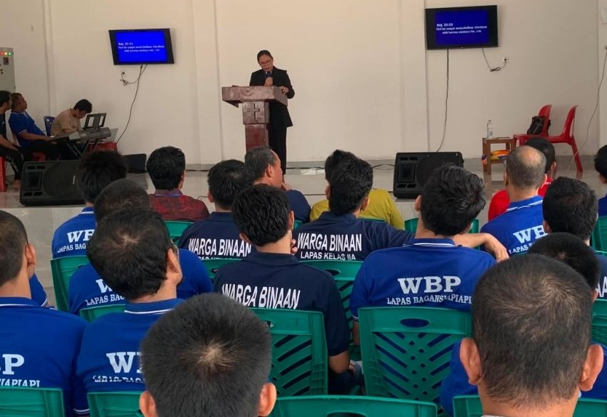 Penuhi Hak Spiritual Warga Binaan, Lapas Bagansiapiapi Fasilitasi Ibadah yang Lebih Layak