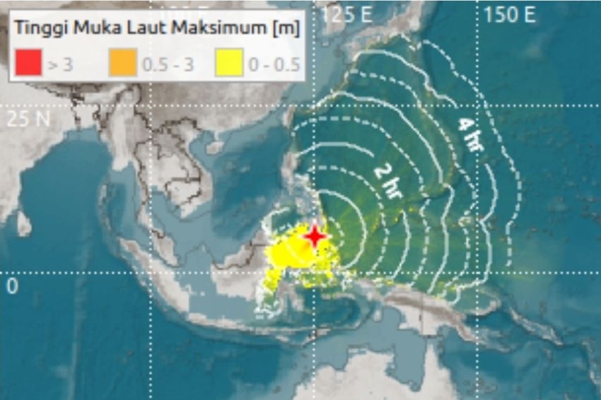 BMKG Keluarkan Peringatan Dini Tsunami Pagi Ini