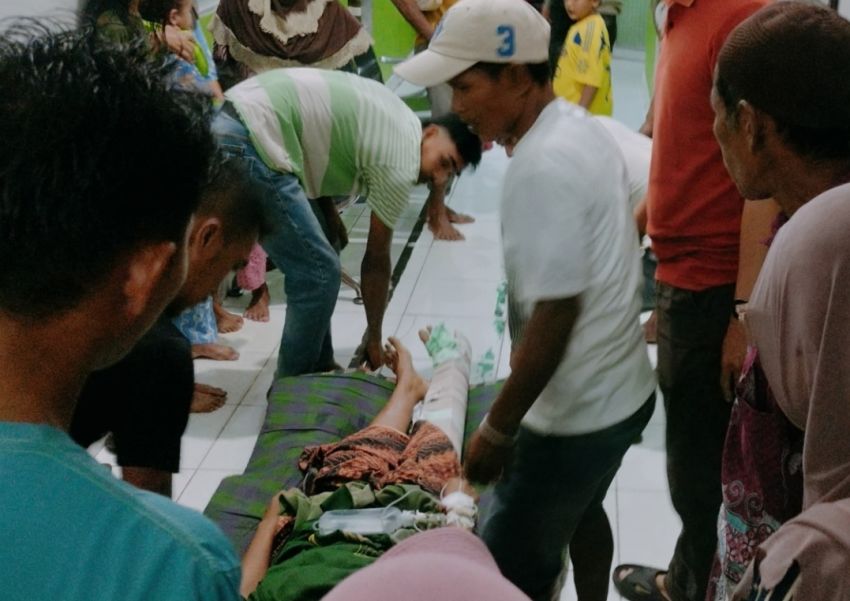 Selamatkan Istri dari Serangan Predator, Suami Terjun ke Sungai Tusuk Mata Buaya