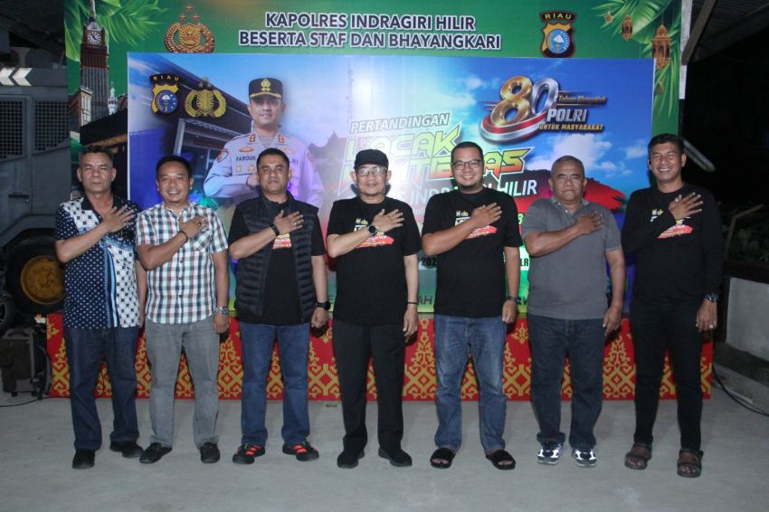 Bupati Inhil Ikuti Pembukaan Turnamen Lacak Kamtibmas Polres Inhil dalam Rangka HUT Bhayangkara ke-80