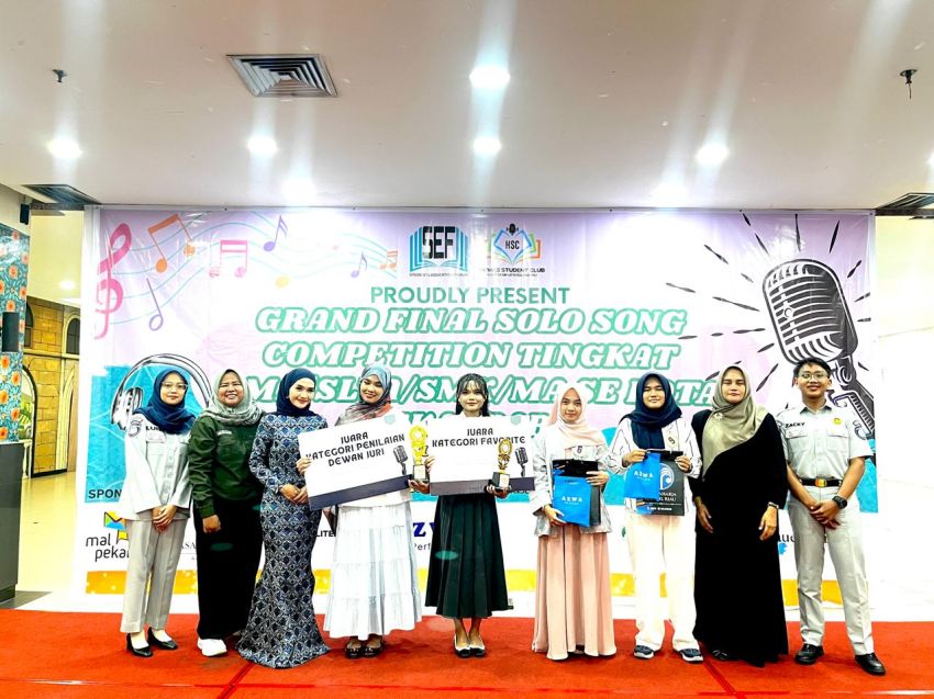 SEF dan HSC Politeknik LP3I Pekanbaru Kolaborasi Gelar Solo Song Competition Tingkat SMA/SMK/MA