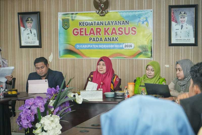 Ketua TP PKK Inhil Hadiri Gelar Kasus Kekerasan Anak, Perkuat Sinergi Perlindungan Anak