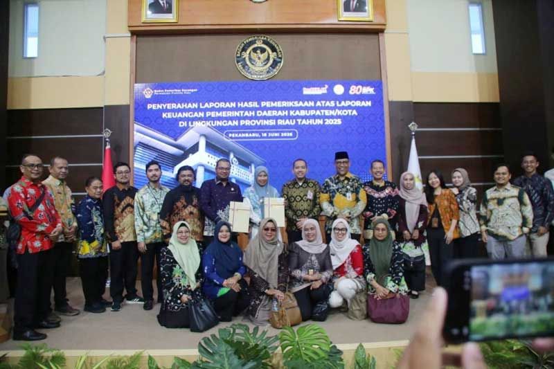 Luar Biasa! Pemkab Inhil Terima WTP 10 Kali berturut turut