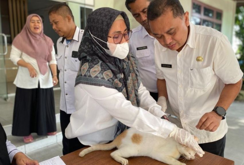 Bulan Vaksinasi Rabies, Dinas PKH Riau Siapkan Vaksin Gratis