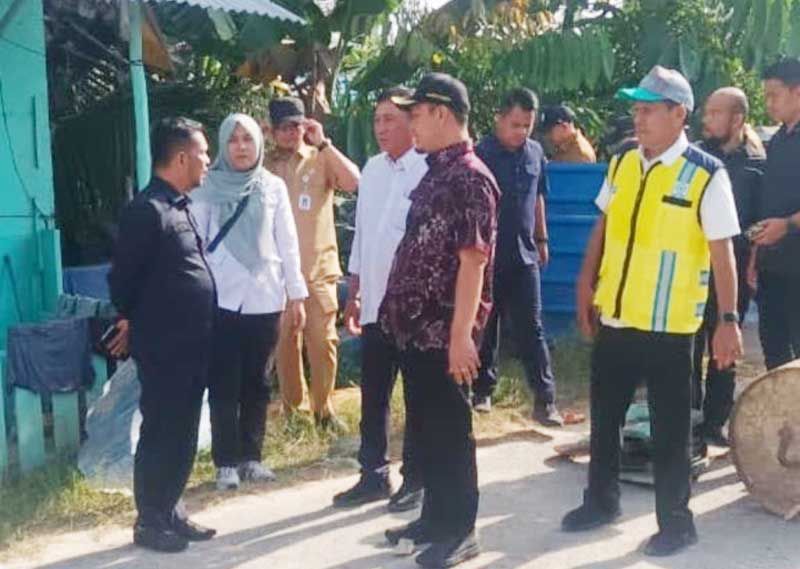 Walikota Agung Nugroho Cek Kondisi Jembatan Amblas di Jalan Nelayan, Segera Bangun Jembatan Darurat